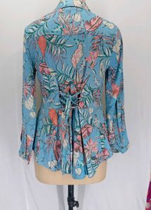 Floral Print Button-Down Shirt