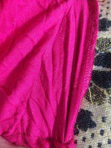 Elegant Pink Kurta with Polka Dot Print