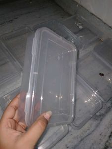 Set of 9 Clear Food Storage Containers