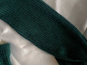 Chic Green Off-Shoulder Top