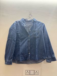 Denim Blue Button-Down Shirt