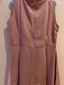 Mauve Fit &amp; Flare Dress