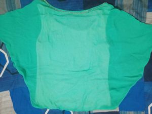 Stylish Green Kaftan Top