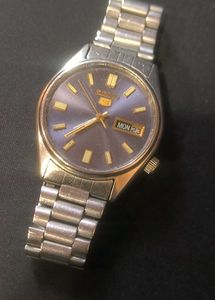 Seiko 5 Automatic Vintage Watch Working