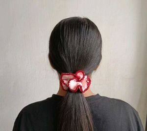 Handmade Crochet Scrunchies