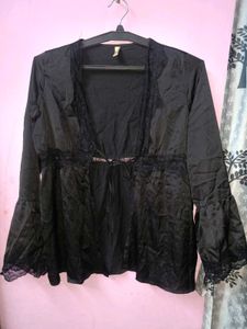 Black Lace Trim shrug