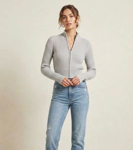 H&M Knitted Zip Up Cardigan