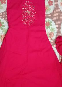 Pink Embellished gown with shrug