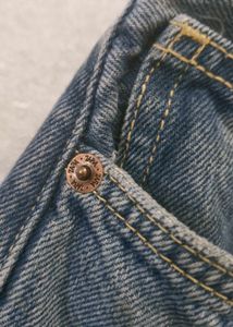 Zara Blue Wash Straight Leg Jeans