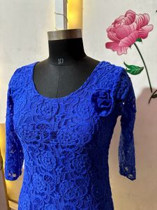 Blue Lace Cute Dress💙
