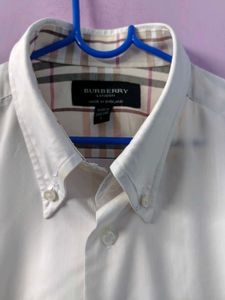 Classic White Burberry Shirt