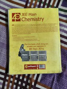 Arihant 40 Days JEE Main Chemistry