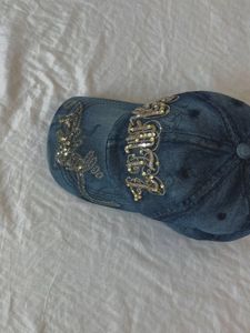 Sparkling Denim Baseball Cap