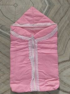 Baby Pink Polka Dot Swaddle Sack