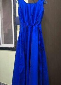 Royal Blue Embellished Gown