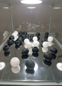 Black Earbud Tips - Replacement Covers(6 Pair)🎧