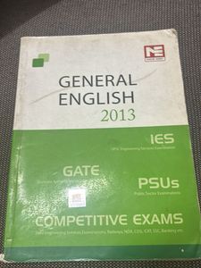 General English Competitive Exams Book