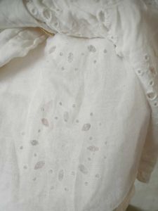 White Broderie Anglaise Button-Up Shirt