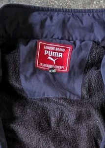 Puma Vintage Track Jacket | Black &amp; Blue | Y2K Str