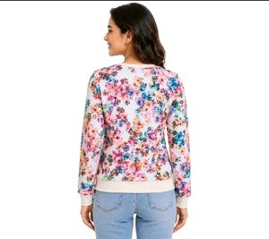Floral Print Sweatshirt