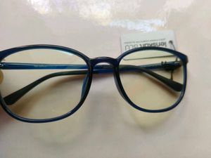 Blue Round Frame Glasses