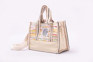 Wild Child Colorful Woven Mini Tote Bag