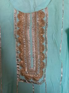 kurta pallazo duppta (pure mul gotta)