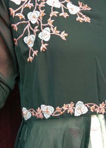 Green Floral Dress