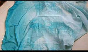 Bohemian Scarf with Leaf Print