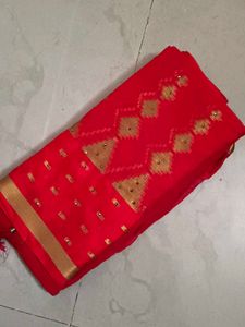 Elegant Red Saree
