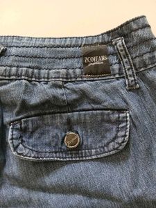 Women's Blue Denim Shorts