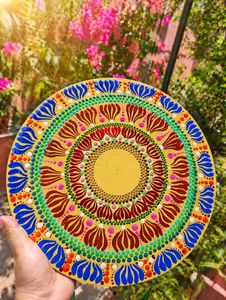 Hand-Painted Mandala Wall Art