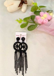Black Dangle Earrings