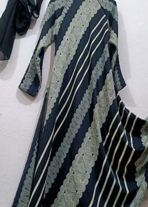 abaya printed 💙🩵