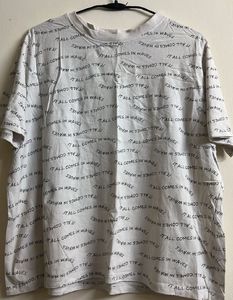 White Graphic Print T-Shirt