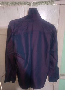 Men's Purple Button-Up Shirt
