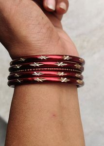 5 Bangles And 1 Bracelet Bangle