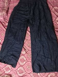 Navy Blue Floral Print kurta plazo set