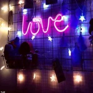 Pink 'Love' Neon Sign