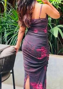 Elegant Floral Print Maxi Dress