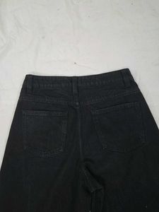 Nuon by Westside Black Wide Leg Jeans