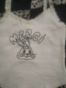Cute Bunny Merci Tank Top