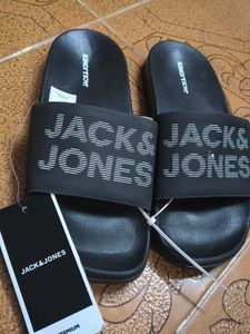 Jack &amp; Jones Black Slides