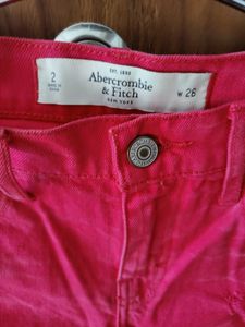 Pink Distressed Shorts