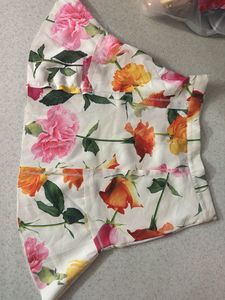 Floral Print A-Line Mini Skirt