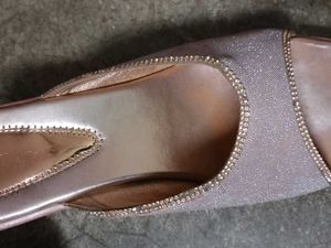 Sparkling Rose Gold Flats