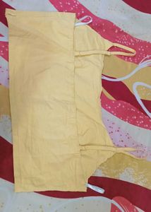 Yellow Spaghetti Strap Crop Top 😻