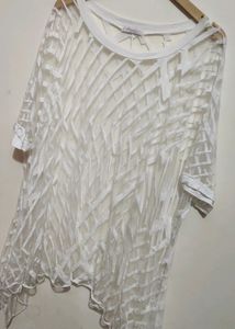 White Net Top For Healthy Girl Or Women