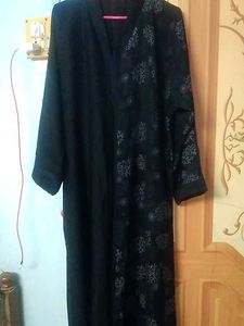 Elegant Black naqab with Intricate self embroidery