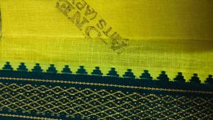 SSE Yellow cotton hand gamchha